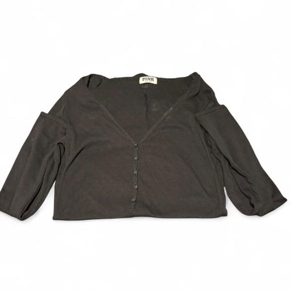 PINK black pointelle romper - Picture 2 of 6